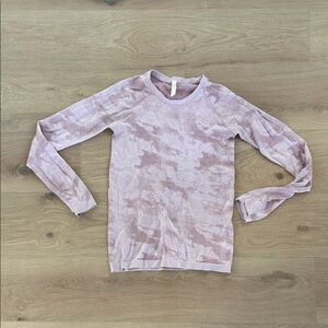 Pink Camouflage Long Sleeve Athleta - size adult small